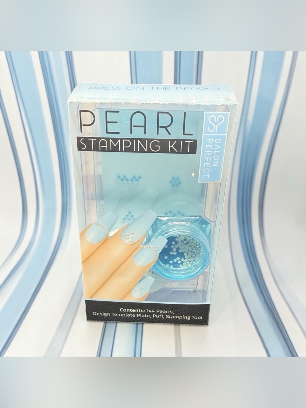 🏷️‼️5/$25🏷️‼️💙SALON PERFECT💙Pearl Stamping Kit/NIB